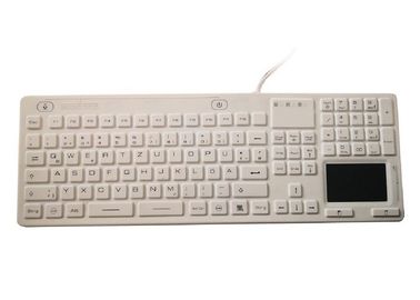 Teclado quieto leve azul do toque, teclado de vidro do tela táctil de 12 chaves do FN