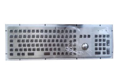 Teclado de computador do metal de USB de 107 chaves com Trackball industrial/teclado numérico numérico