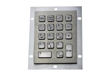 O teclado numérico industrial de aço inoxidável 18 fecha a matriz/cabo IP65 de USB impermeáveis