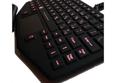 Chave quente Backlit vermelha do teclado portátil do PC para o brilho alto do escritório móvel do veículo