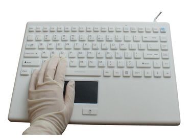 Teclado sem fio áspero com Touchpad, teclado limpável do selo de Taiwan do portátil