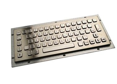 Chaves árabes da montagem de painel 64 portáteis ásperos do teclado do PC do metal de USB/compatibilidade electrónica PS2